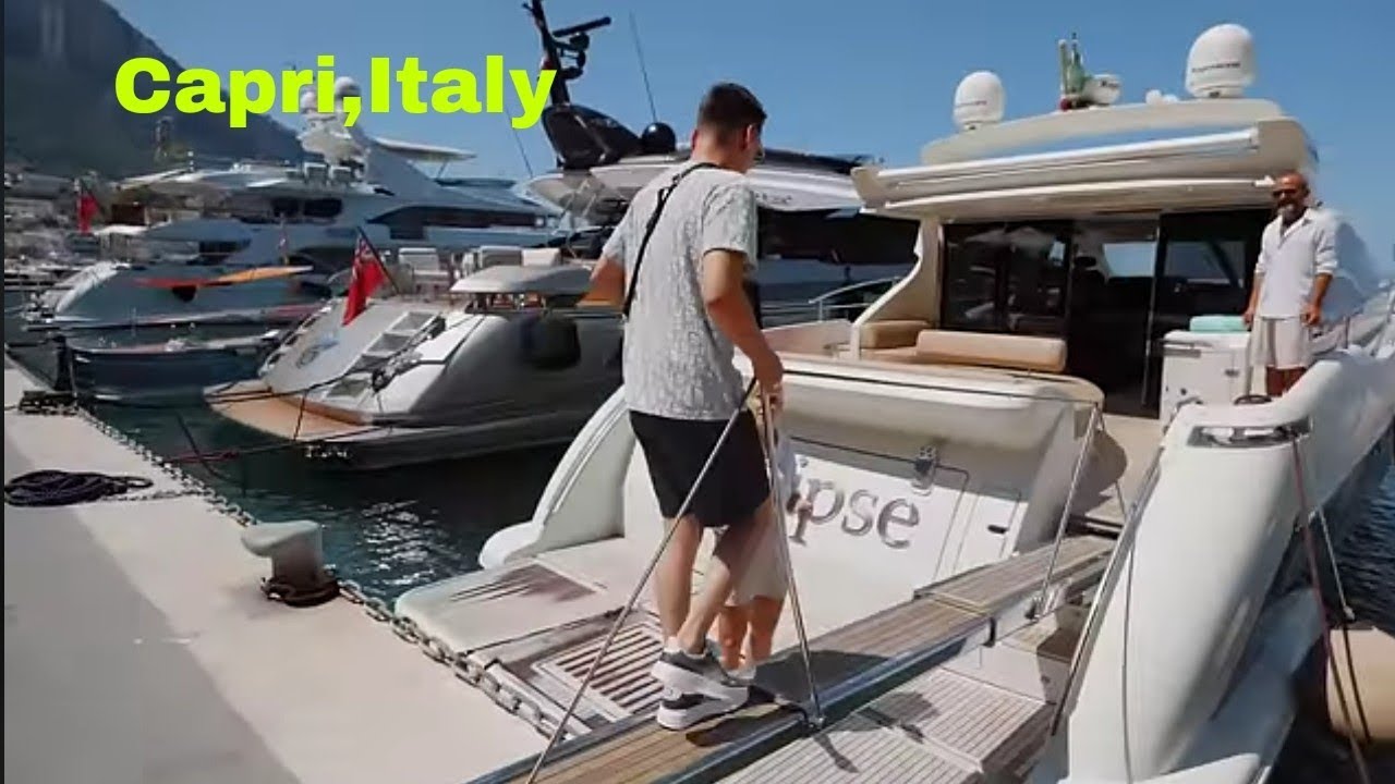 Yacht Life in Capri,Italy