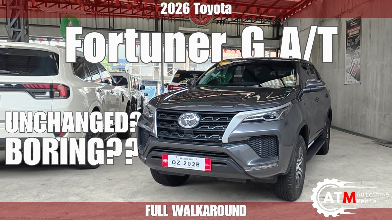 Быстрый обзор Toyota Fortuner G AT 2026 года | AutoTune Media