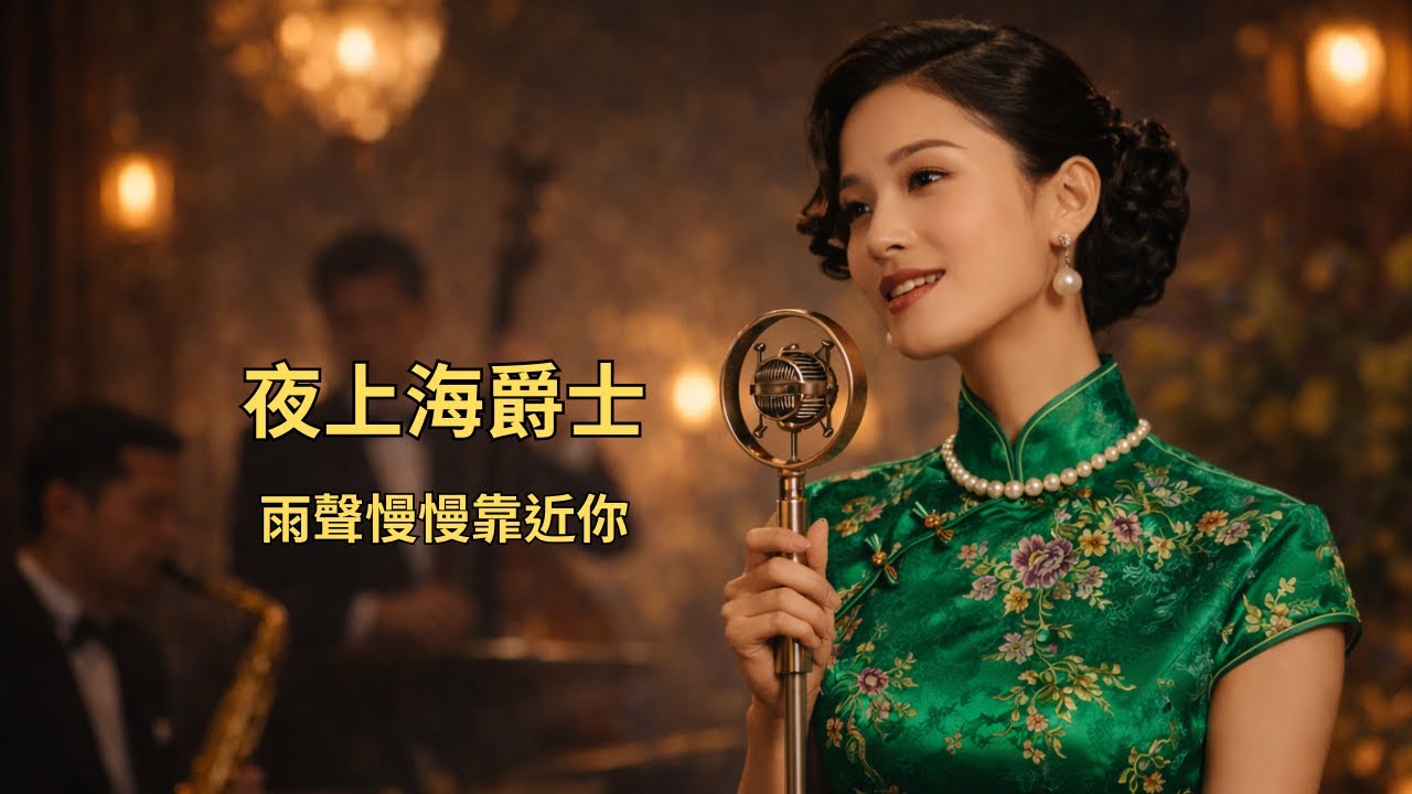 夜上海 Jazz｜雨聲慢慢靠近你｜1940s–1950s Old Shanghai Jazz｜Vintage Chinese Jazz