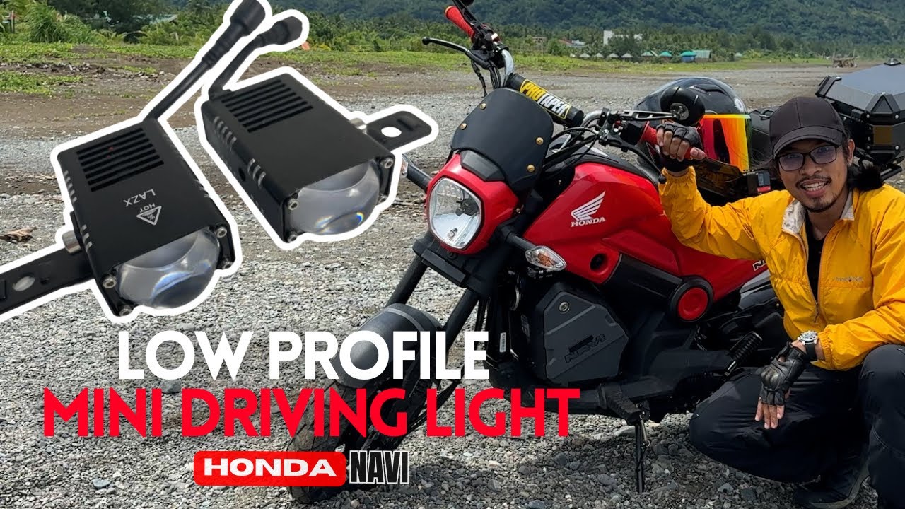 HONDA NAVI MINI DRIVING LIGHT BTS INSTALLATION