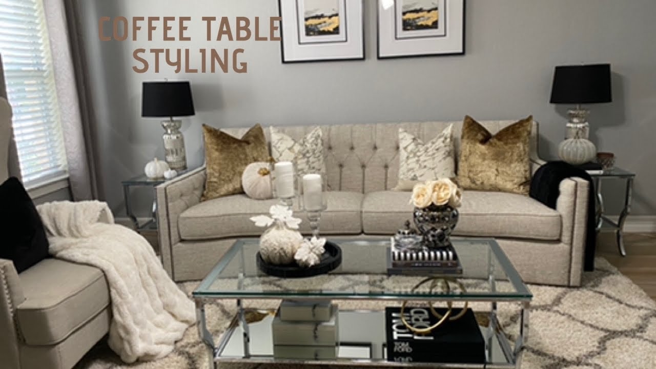 Decorate with Me|Coffee Table Styling+ Small Haul|Neutral Fall Decor
