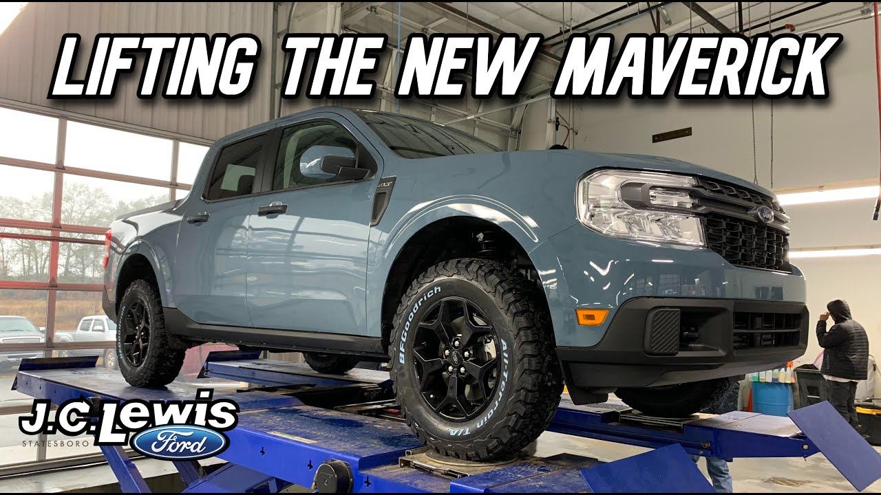 WE PUT A 2 INCH LIFT ON THE NEW FORD MAVERICK- The Progression (Rough Country Lift Kit)