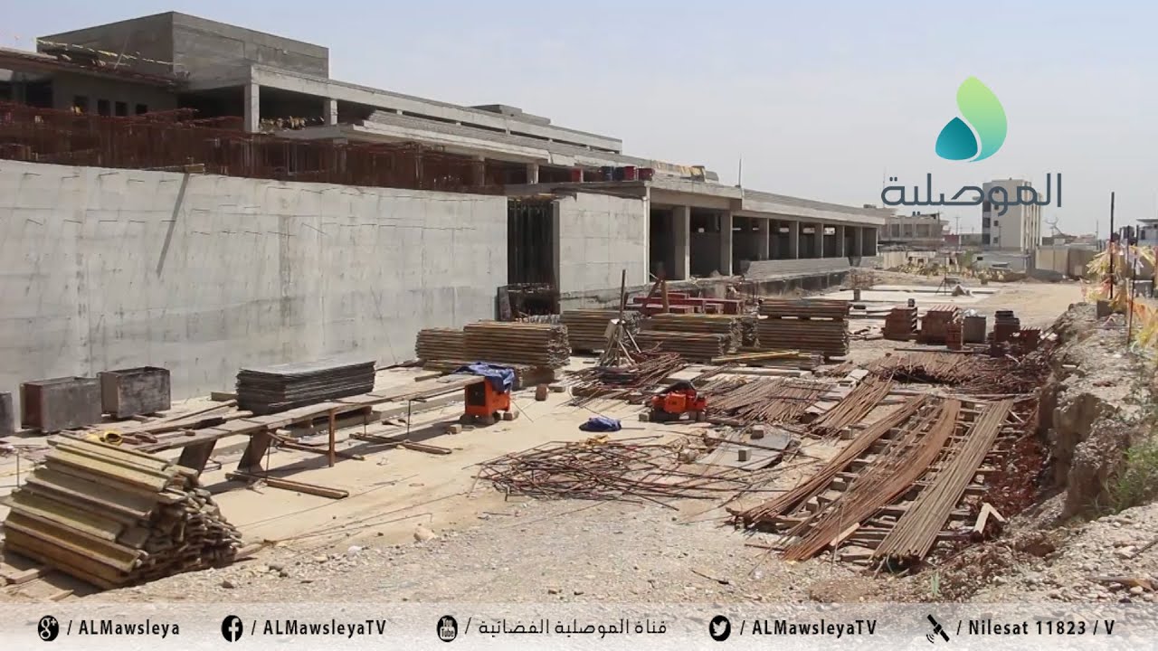 استمرار اعمال الاعمار بمستشفى الطب الذري المعروف بمستشفى الاورام في الموصل