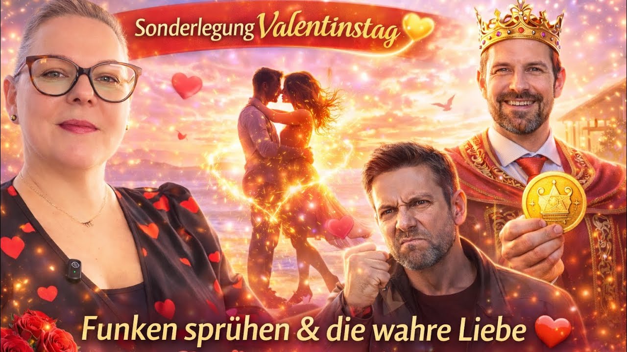 Valentinstags Legung ❤️: Funken und die wahre Liebe - ein Herrscher im Feld - ein Ex gibt nicht auf💕