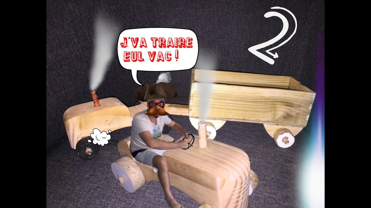 DIY Remorque en Bois / Wooden Trailer (toy) 2/2 MIW #diymg #diy #diytractor