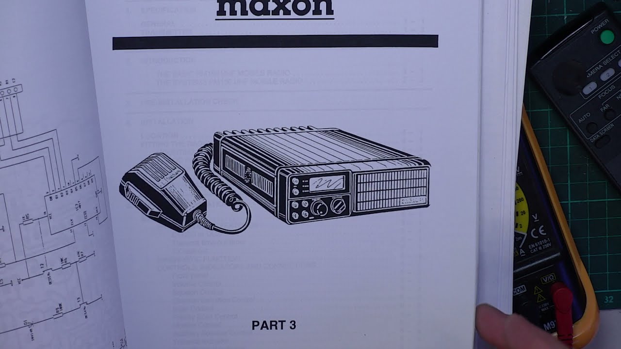 Maxon PM150 systems radio, 4M amateur radio tuneup