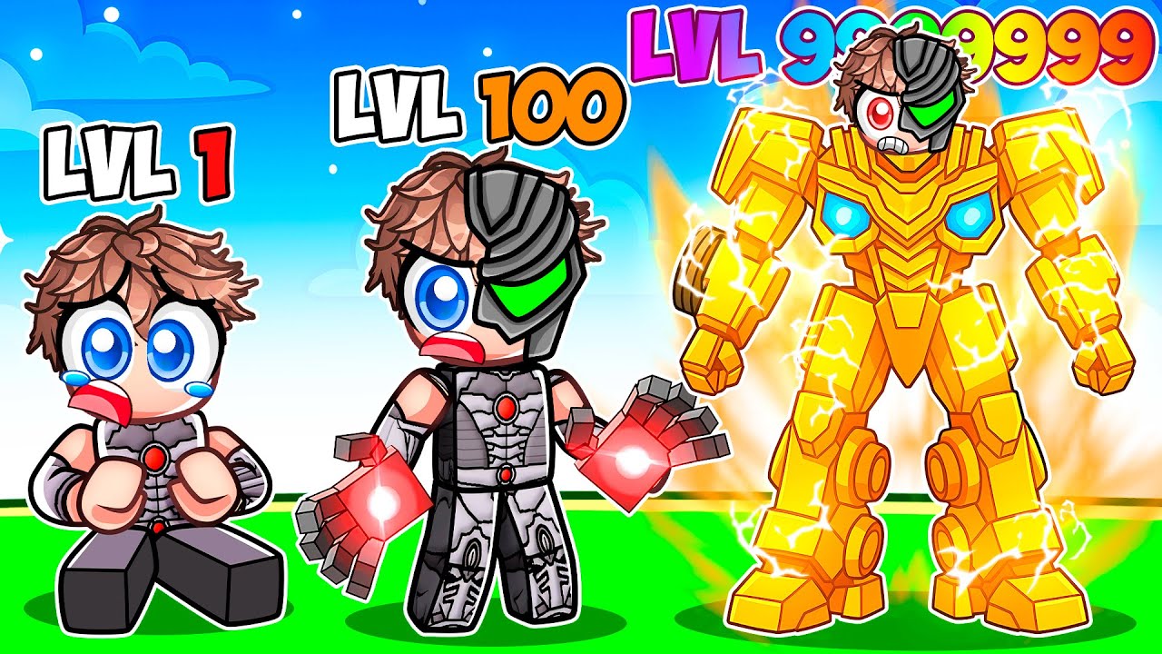 Roblox Strongest Battlegrounds BUT There's ROBOT UPGRADES!