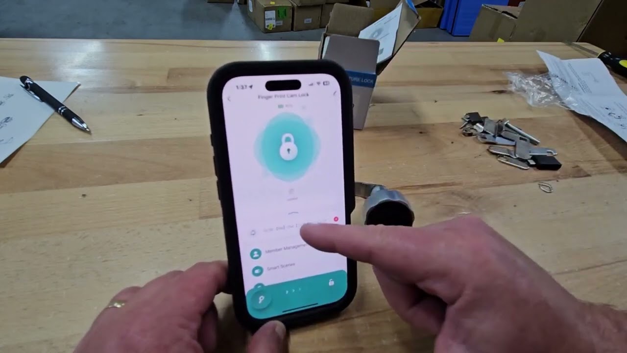 How to Sync Bluetooth to a Fingerprint Camlock with the Tuya Smart App
