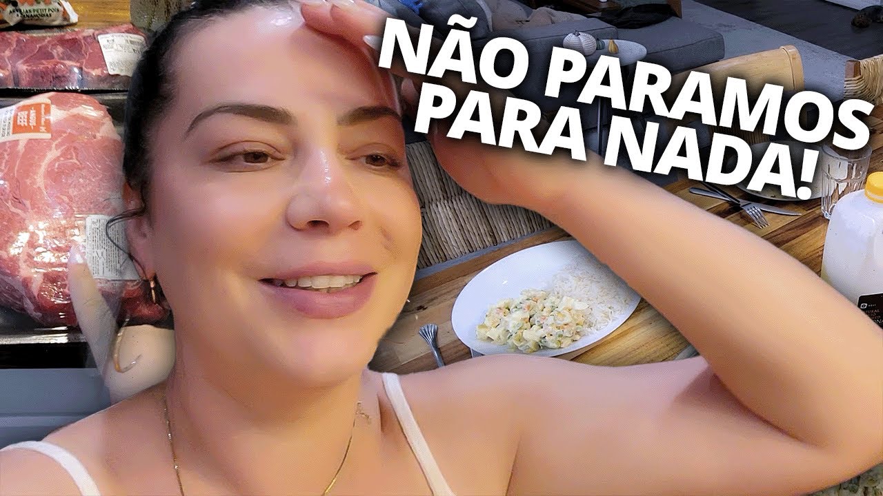 UM DIA CORRIDO, MAS CHEIO DE AMOR ❤️ | Compras, Churrasco e Bolo de 3 Leites 😋