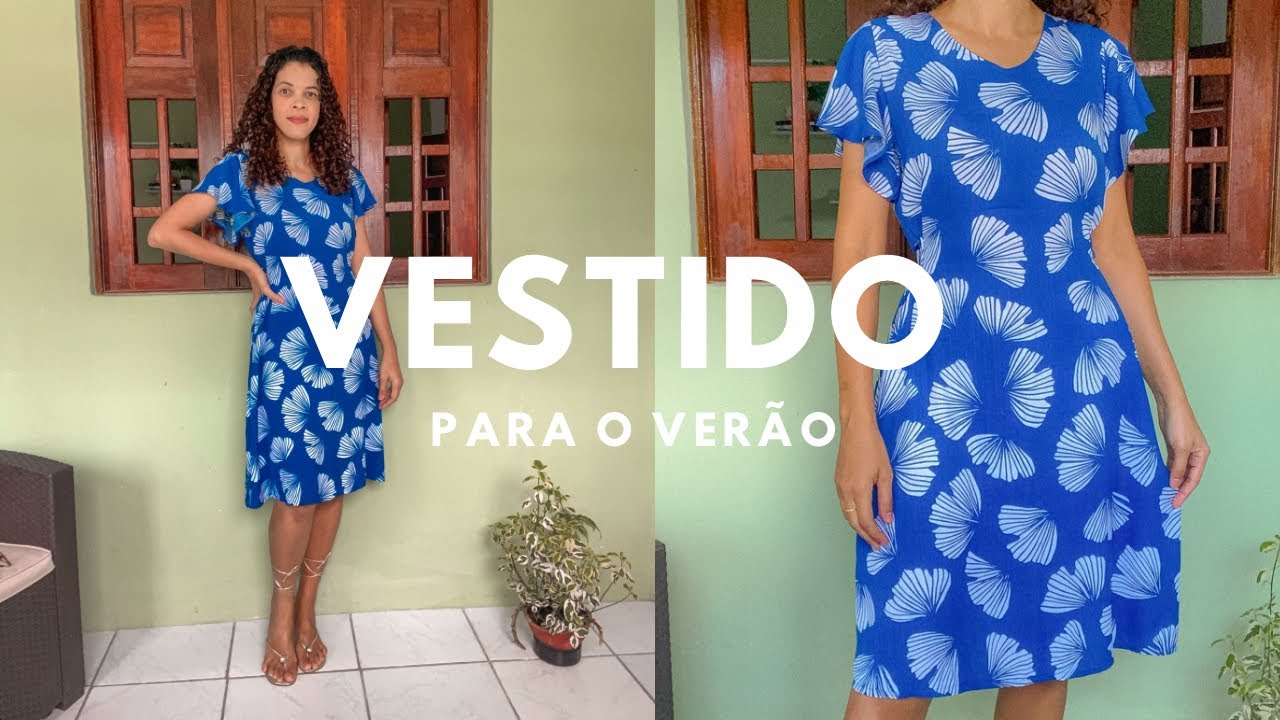 VESTIDO FÁCIL PARA O VERÃO #corteecostura