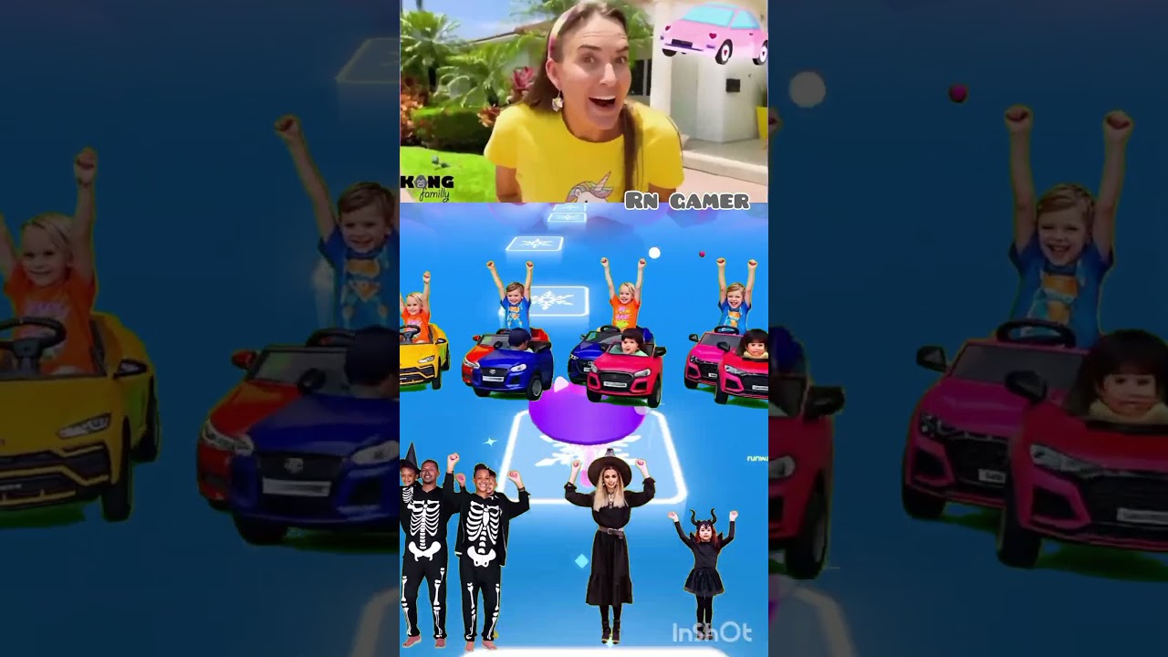 Bebefinn Pinkfong-Bebefinn🥳 Scary Boss..  coffin dance -Tiles hop #dancemusic #tilesgop