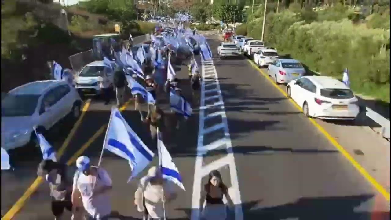 צעדת המחאה בדרך לירושלים  21 7 23