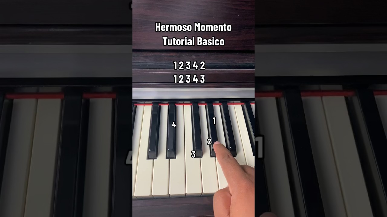 Hermoso momento Tutorial de piano 