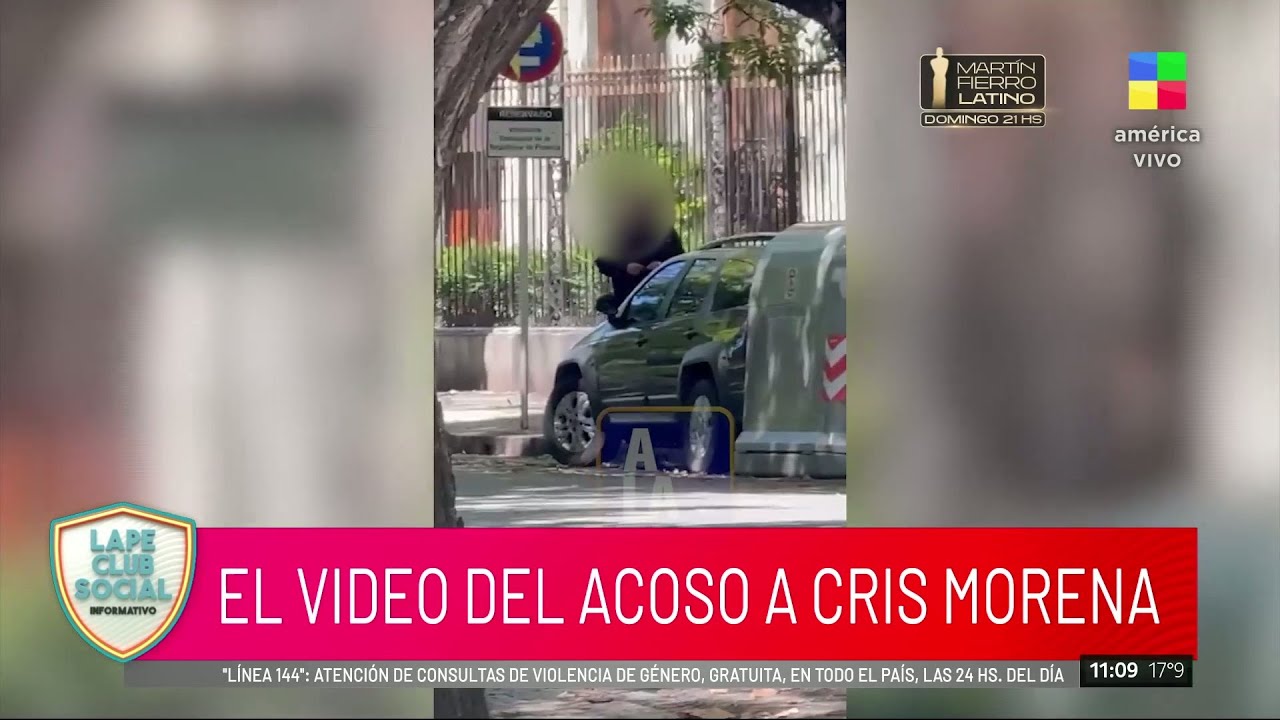 🔴 CRIS MORENA GRAB&Oacute; EL VIDEO CUANDO LA ACOSARON