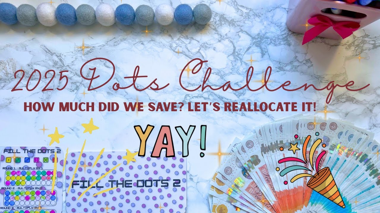 🎉 2025 SAVINGS CHALLENGE REALLOCATION | UK BUDGETER | SINKING FUNDS & SAVINGS CHALLENGES