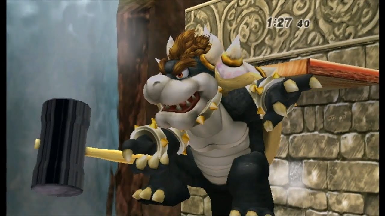 Super Smash Bros Brawl: All-Star Mode on Hard with Bowser (Hard Mode Clear)