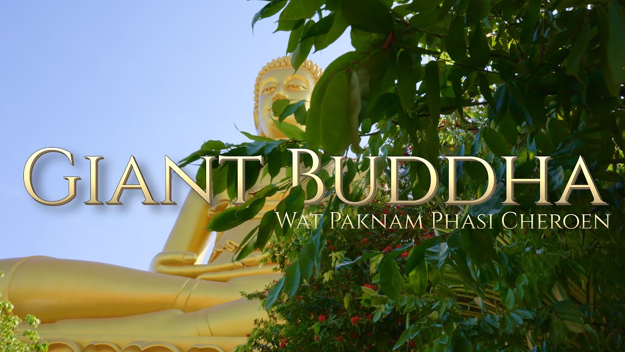The Hidden Gem of Bangkok 🇹🇭 Wat Paknam Phasi Cheroen: Uncovering the Giant Buddha in Travel Video
