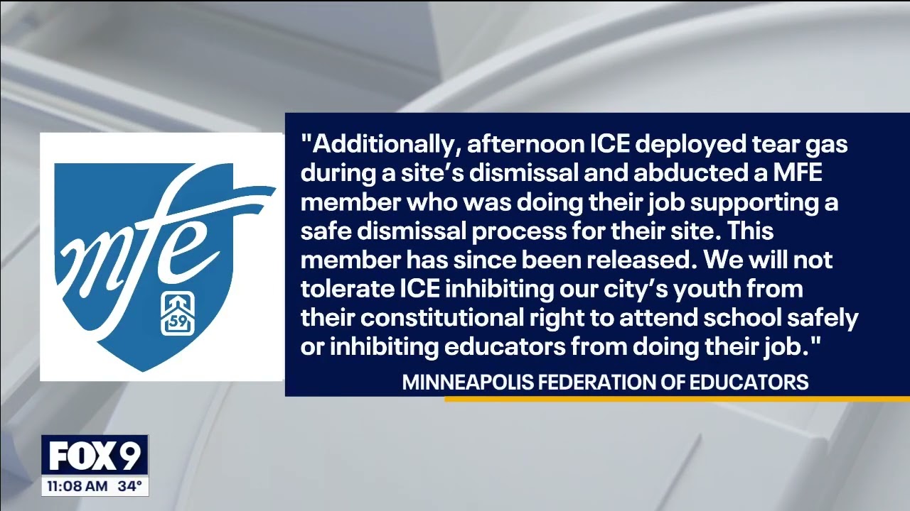 Federal agents at Minneapolis school spark chaotic scene