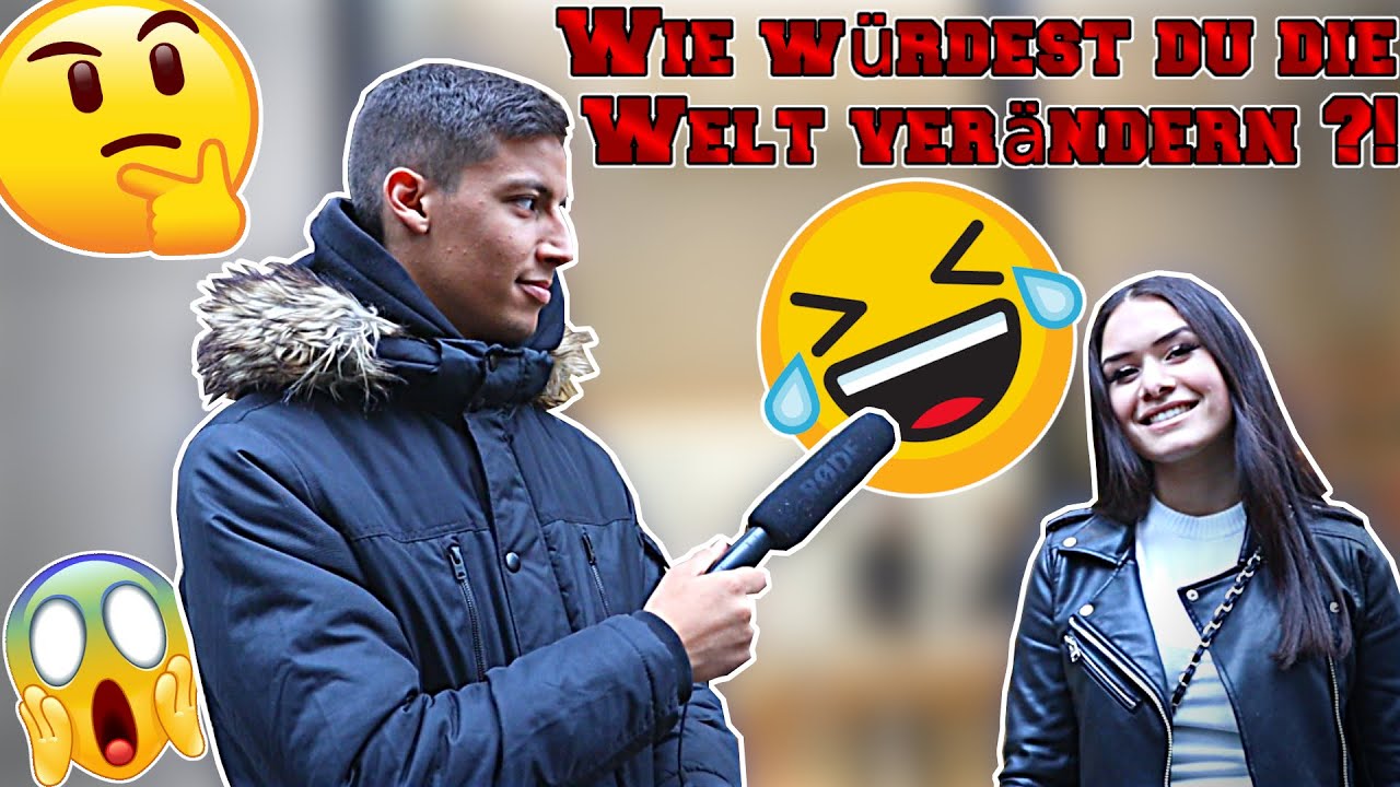 WAS würdest DU an der WELT VERÄNDERN?!🤔 (Streetcomedy | Köln)