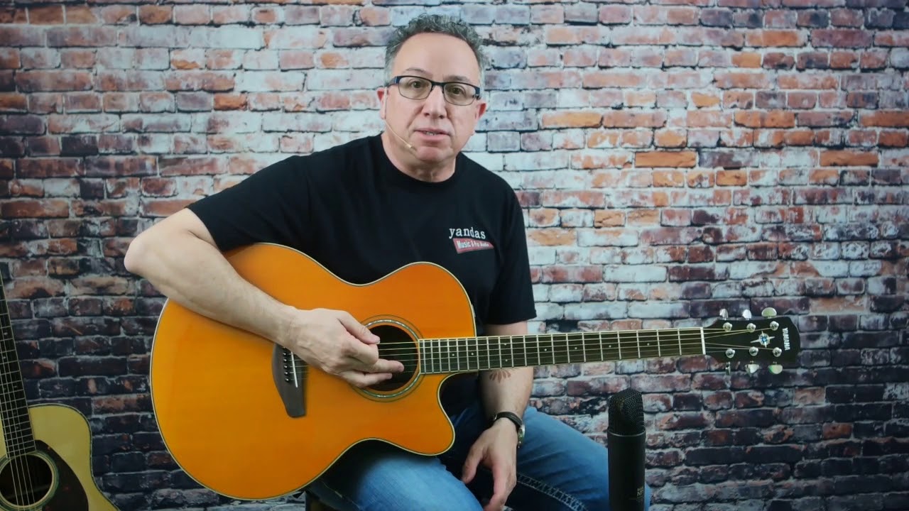 Демонстрация акустической гитары Yamaha CPX600