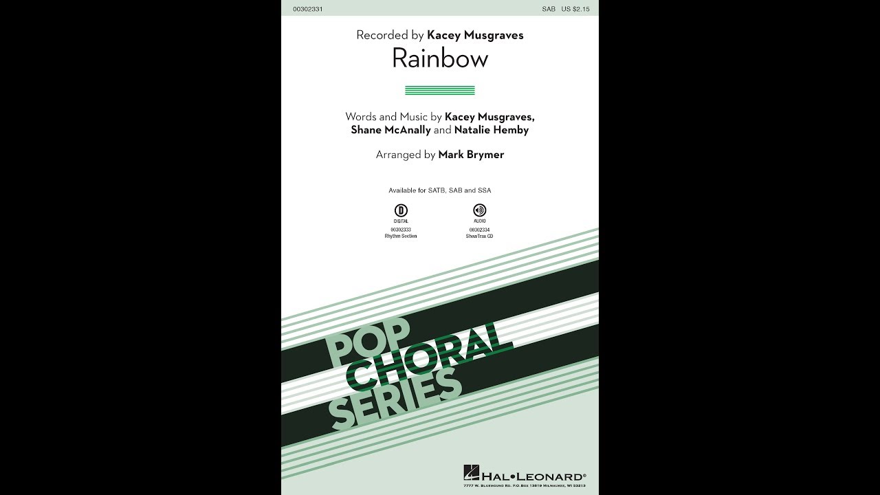 Rainbow (SAB Choir) - Arranged by Mark Brymer