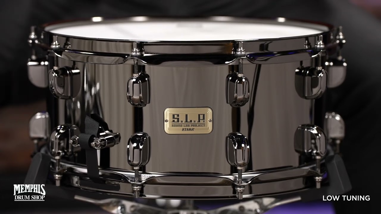 Tama 14x6.5 S.L.P. Black Brass Snare Drum (LBR1465)