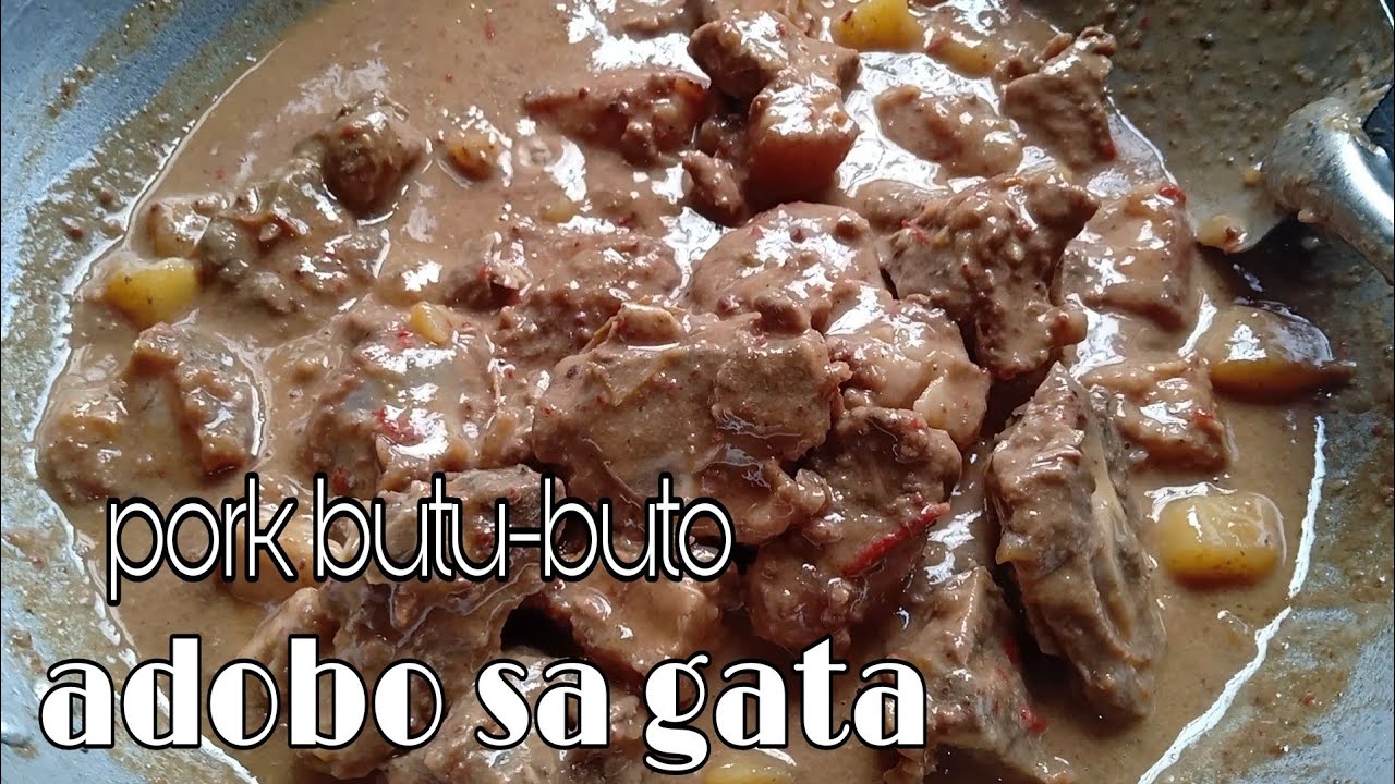 pork butu-buto / adobo sa gata / ginataang butu-buto Ng baboy