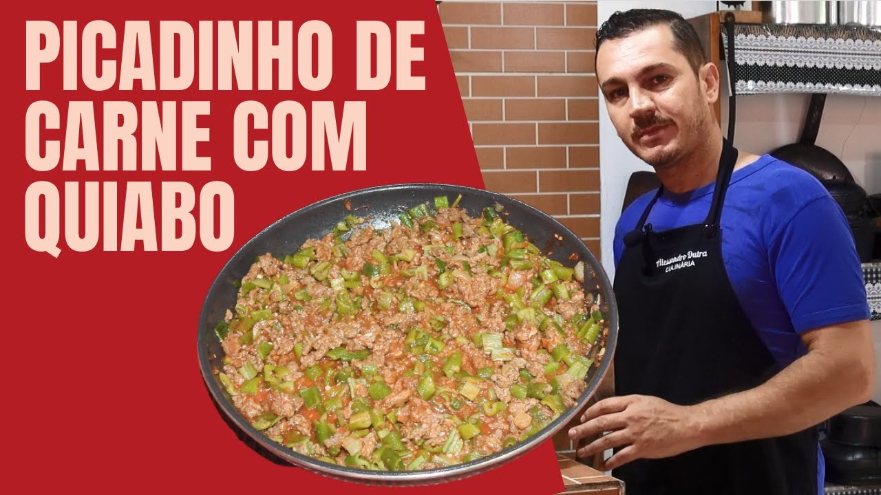 PICADINHO DE CARNE COM QUIABO