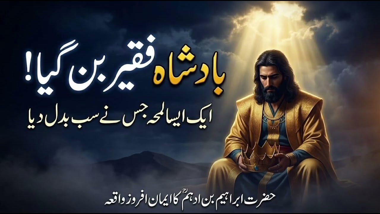 The King Who Became a Fakir – The Story of Ibrahim ibn Adham / Zeeshan Anjum official