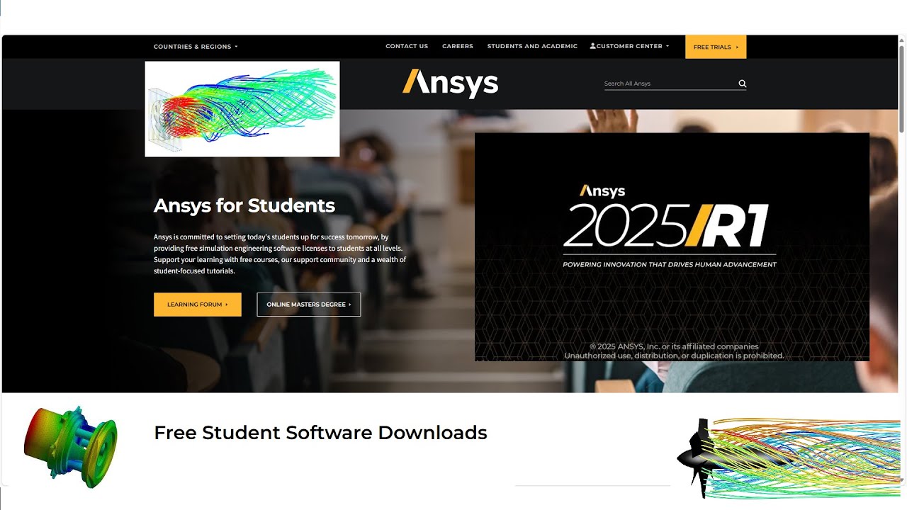Установка студенческой версии ANSYS 2025 R1 || Начало работы с студенческой версией ANSYS 2025 R1