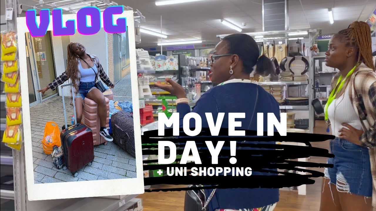 UNI MOVE IN DAY!!!/VLOG/UNI SHOPPING/ROOM TOUR/UNIVERSITY OF PLYMOUTH