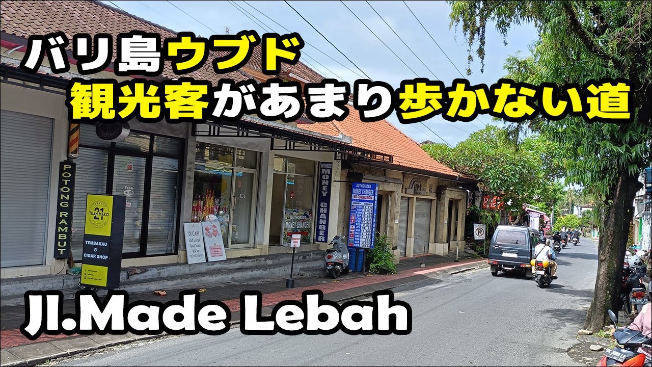 観光客があまり歩かないローカルの道を歩いてみた【バリ島ウブド・Jl.Made Lebah】