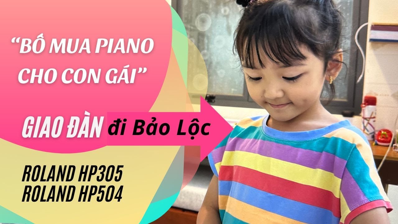 Giao đ&agrave;n piano Roland HP305 v&agrave; HP504 về Bảo Lộc #pianofingers #reviewpiano #rolandpiano