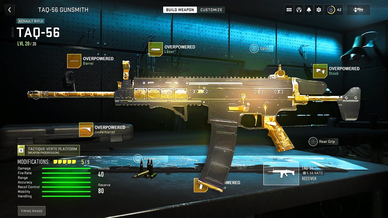 the #1 BEST AR in WARZONE 2!! 🔥 (BEST TAQ 56 CLASS SETUP)