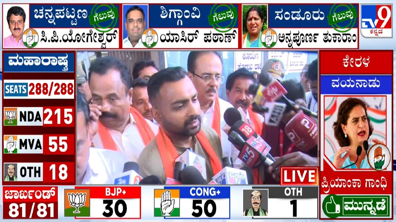 Bharath Bommai Reacts On Shiggaon By Election Defeat, Alleges Congress Has Won Due To Money Power