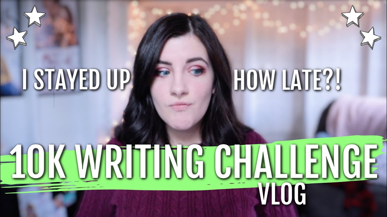 10K WRITING CHALLENGE | Can I Write 10K Words In One Day?! Writing Vlog!