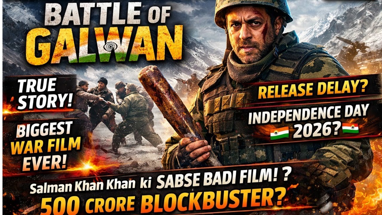 “Release टलेगी या इतिहास बनेगा? 🇮🇳 Battle of Galwan — Salman Khan का सबसे खामोश, सबसे खतरनाक मिशन!”
