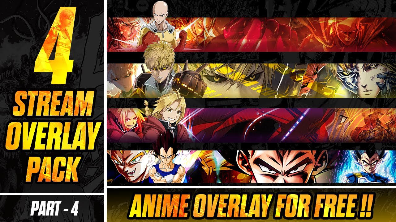 Top 4 Anime Stream Overlays You Need NOW