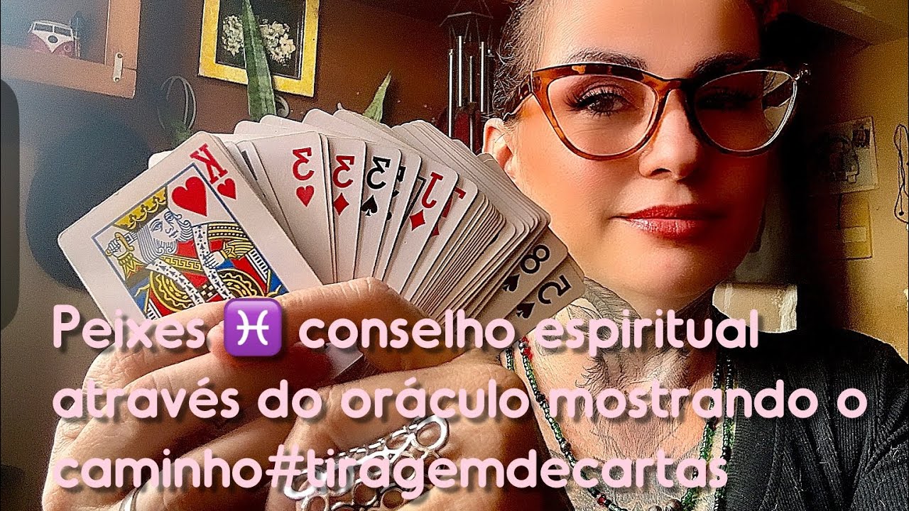 Peixes ♓️ conselho espiritual através do oráculo mostrando o caminho