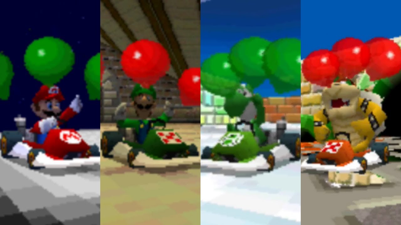 Mario Kart DS - Balloon Battle (All Courses)