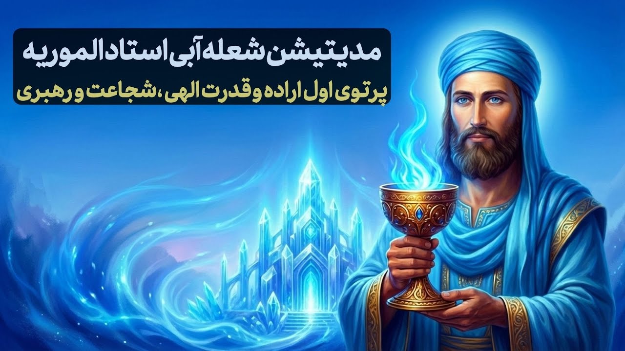 مدیتیشن شعله آبی استاد الموریه | پرتوی اول معبد تلوس اراده و قدرت
