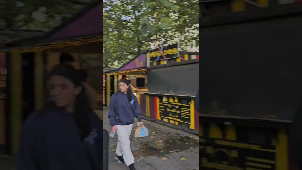 Piccadilly GardensPark and garden in Manchester, England, walking tour#short#food#manchester