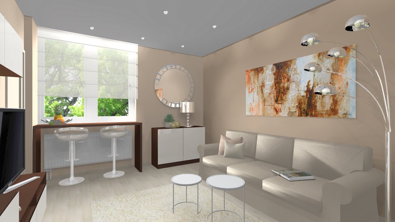 Otthon &eacute;s Dekor: Egy 27 m&sup2;-es kislak&aacute;s l&aacute;tv&aacute;nytervei