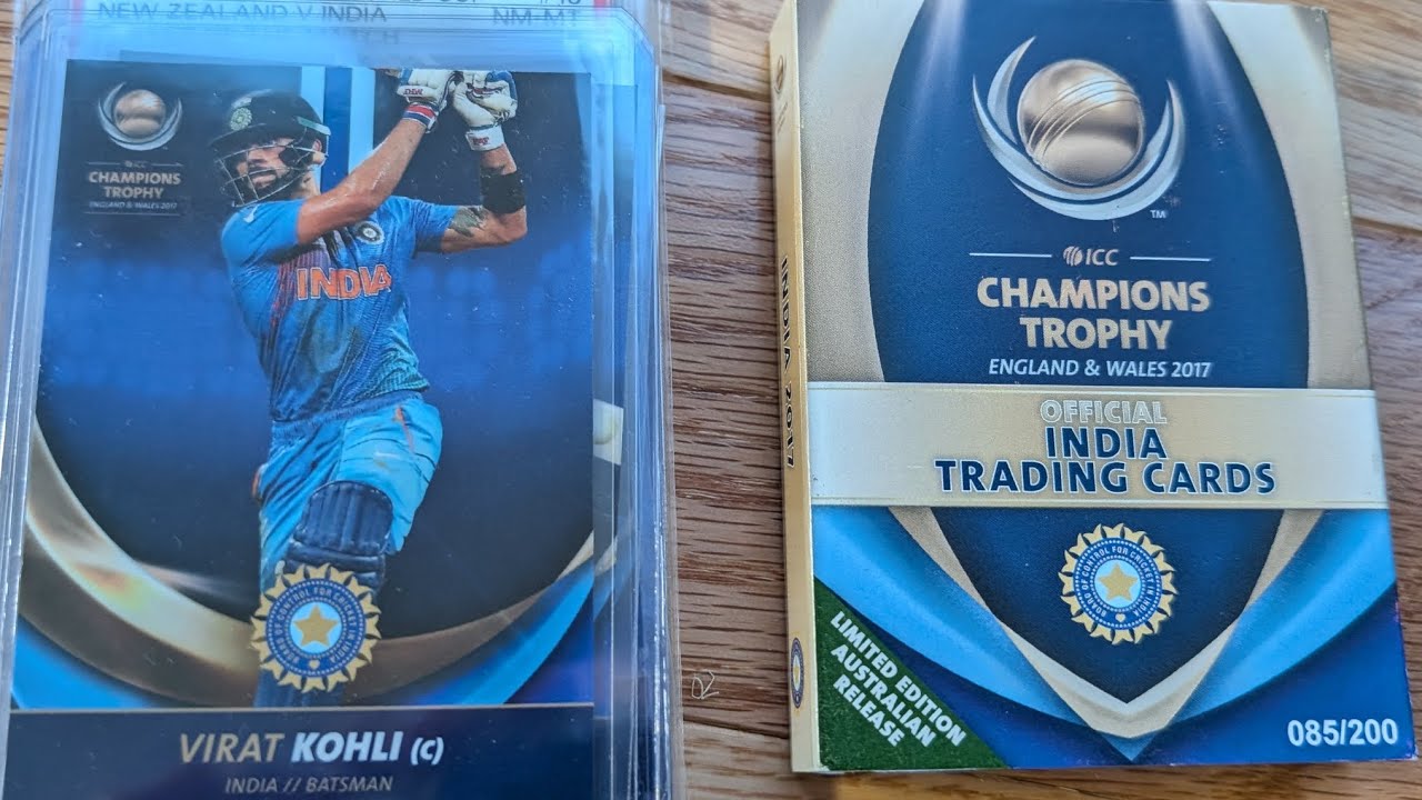 India 2017 Champions Trophy Tap N Play set w/ Virat Kohli, MS Dhoni, Jasprit Bumrah, more