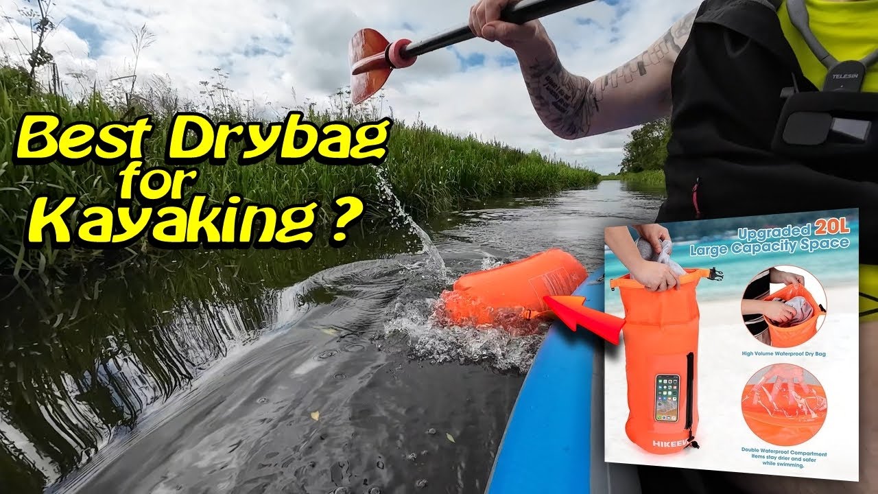 HIKEEN 20 litre Drybag Swim Buoy - Test Review (Best Drybag for Kayaking?)