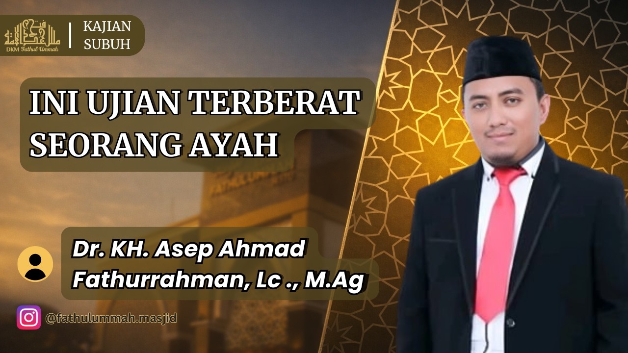 Hikmah dari Kisah Nabi Nuh A.S. | Tafsir Surat Nuh | Dr. KH. Asep A. Fathurrahman, Lc., M.Ag.