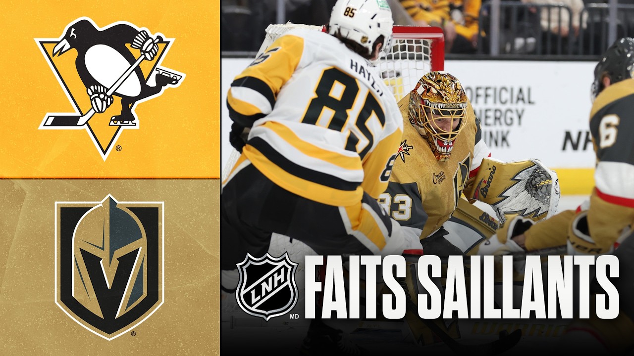 Penguins vs Golden Knights 12/03/26 | Faits saillants