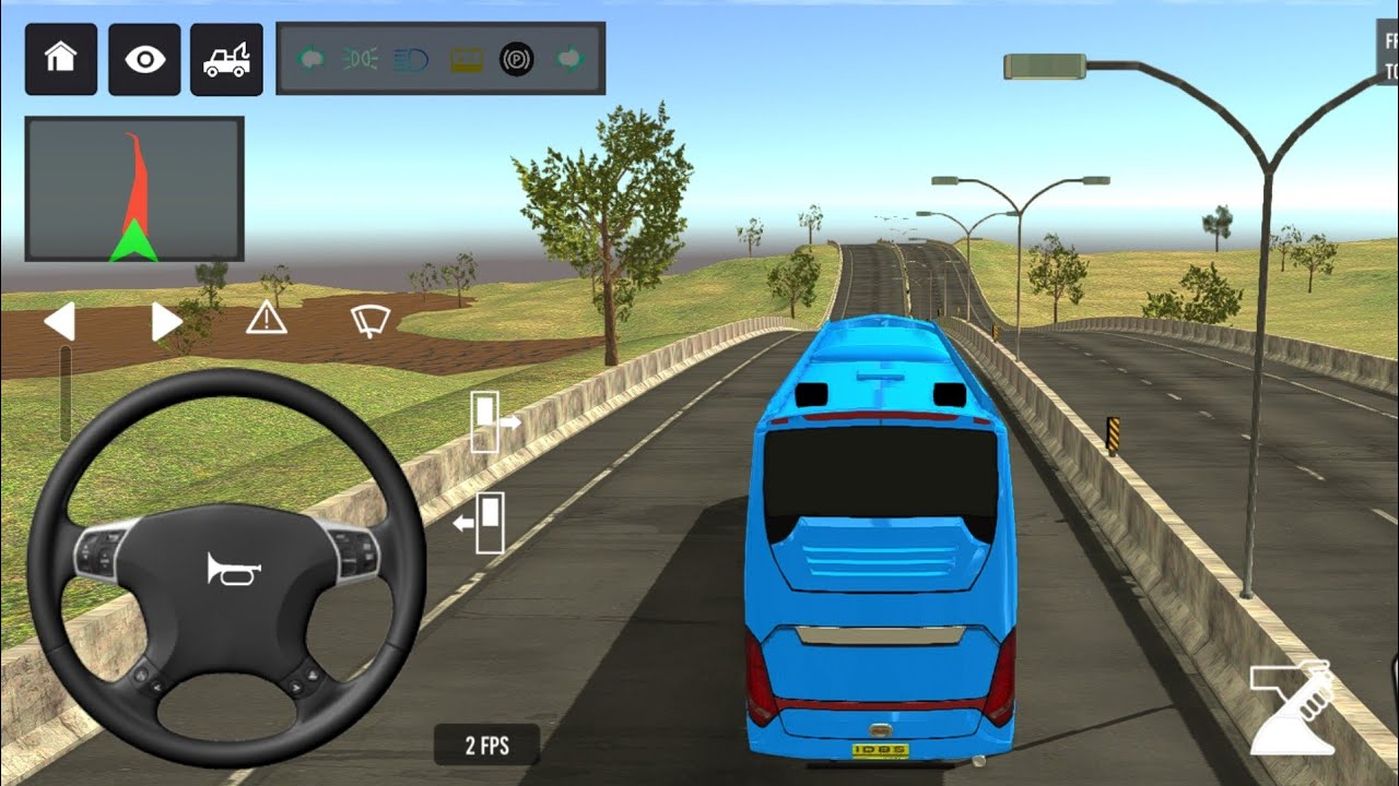Indonesia bus 🚌 simulator live streaming on mobile