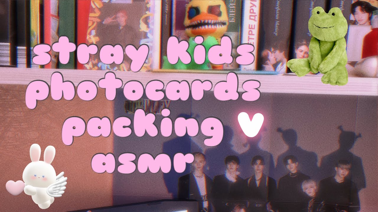 stray kids photocards packing asmr | упаковка карт асмр