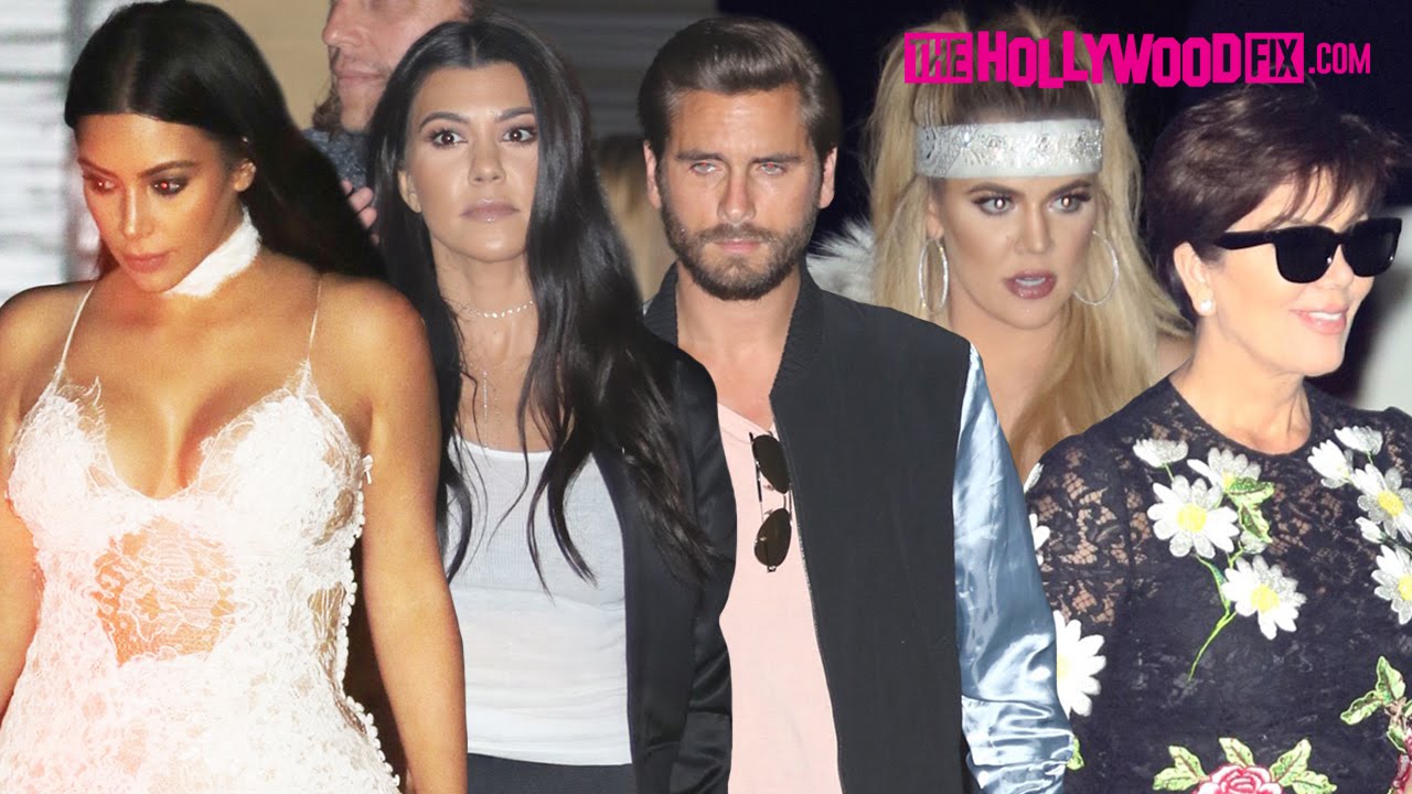 Kim, Kourtney, Khloe Kardashian & More Celebrate Scott Disick's 33rd Birthday At Nobu Malibu 5.26.16